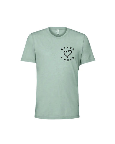 Brave & Bold T-Shirt Dusty Blue