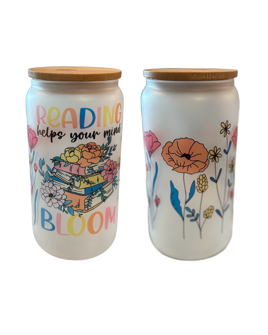 Reading Helps Your Mind Bloom Tumbler