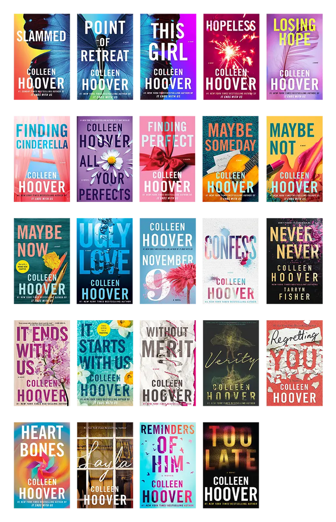 Colleen Hoover Collection 4 Books Set (It Ends With Us, Ugly Love